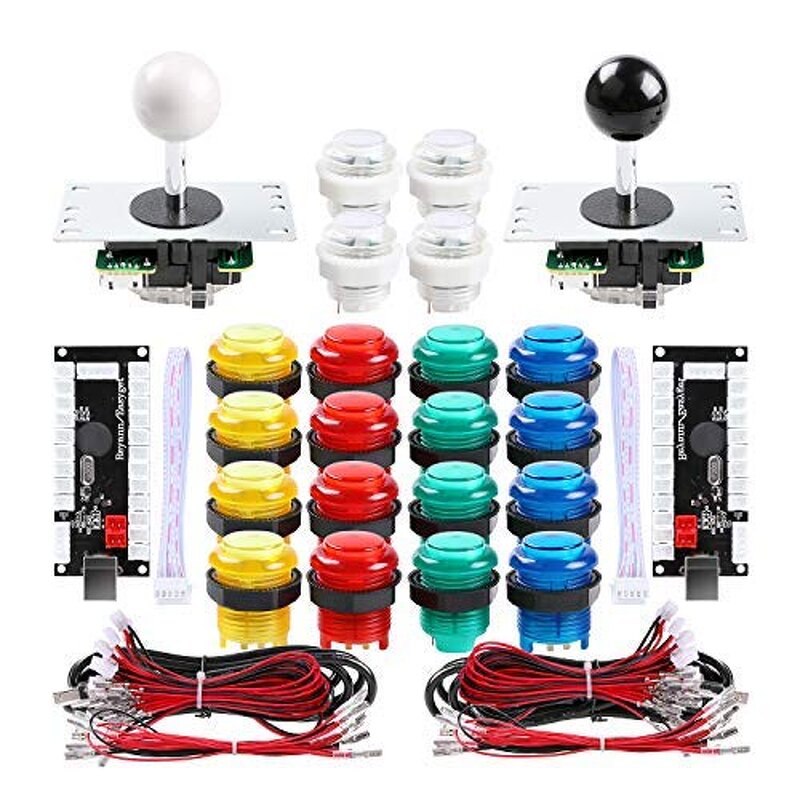 DIY Kit Factory - 2 Player LED Buttons Joysticks