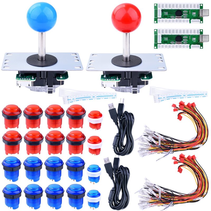 DIY Kit Factory - LED Arcade Buttons Joystick Parts