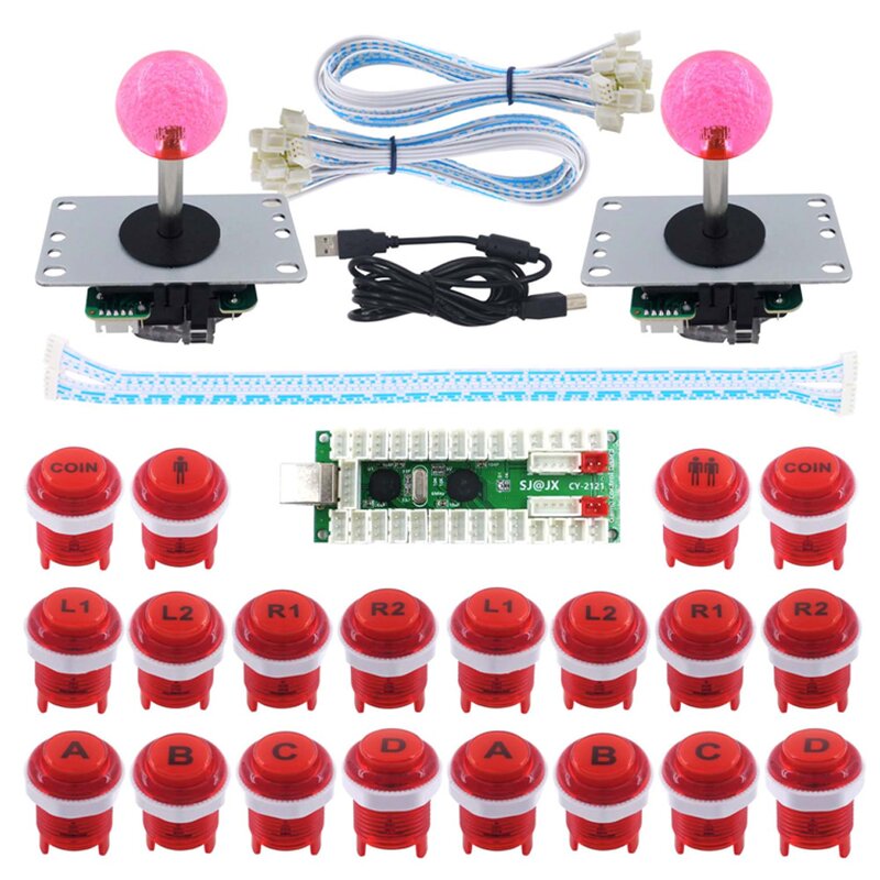DIY Kit Factory - 2 Player LED Button Fighting