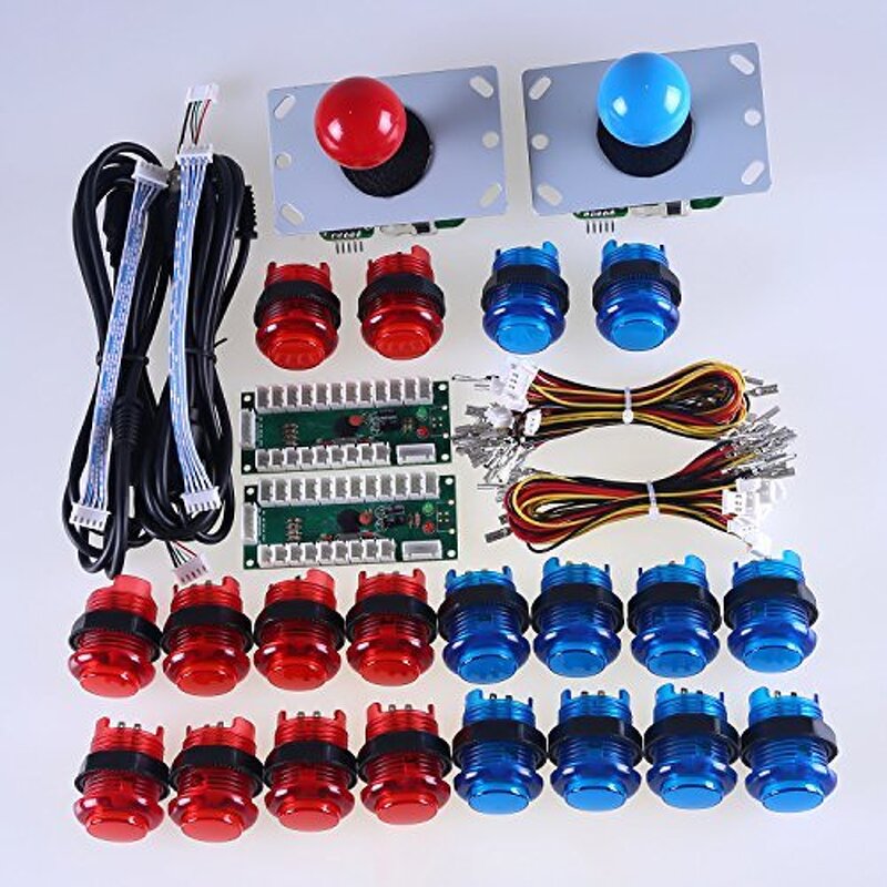 DIY Kit Factory - LED Arcade Buttons Joystick Parts