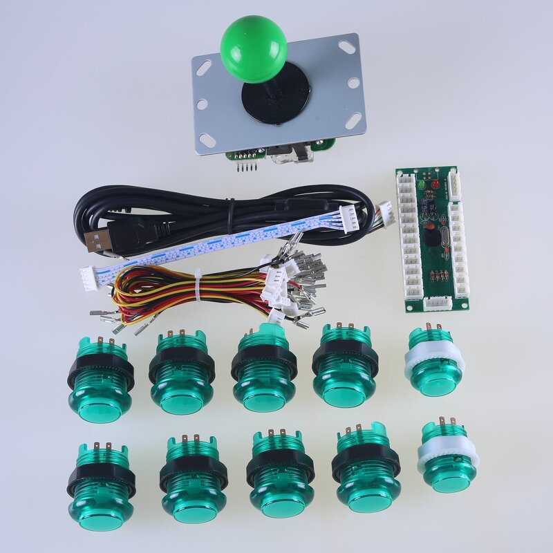 DIY Kit Factory - 2 Players PC +Happ Style Joystick