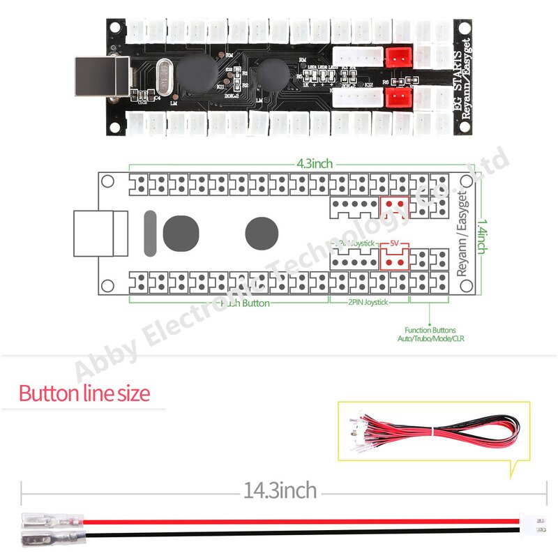 DIY Kit Factory - 2-Player Zero Delay USB Encoder