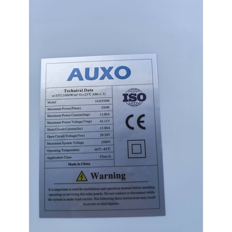 Solar Panel Manufacturer - OEM 550w to 1000w 48V Mono-facial All Weather PV Module