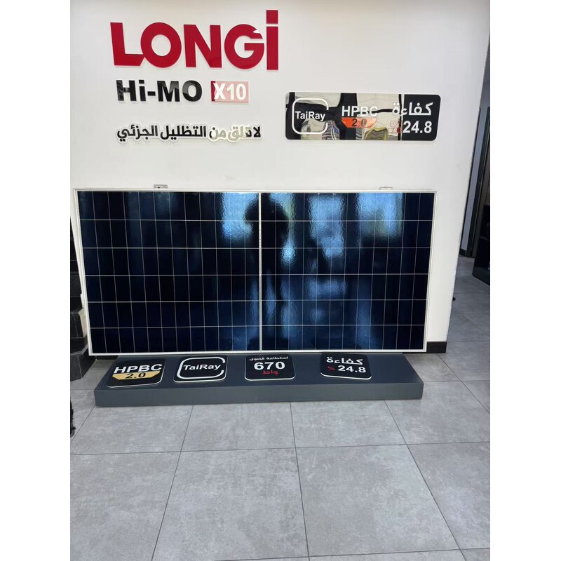 Solar Panel Manufacturer - OEM HIMO X10 PERC Bifacial Double-Glass 550W-700W Panel