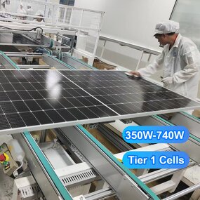 Solar Panel Kit Manufacturer - OEM 400-720W 22% Efficiency Silver Frame Full Kit