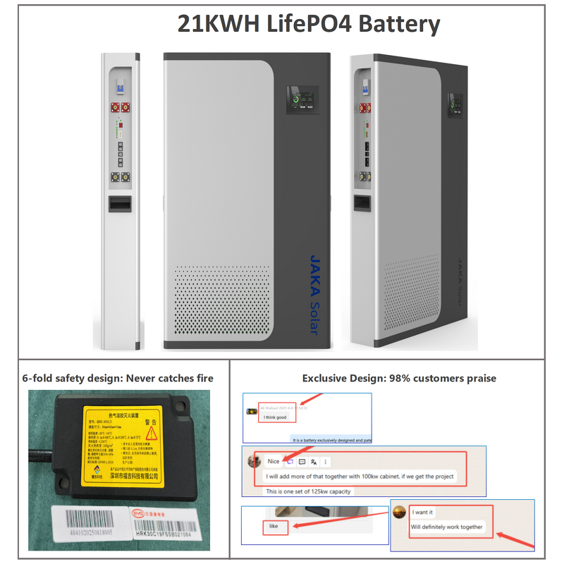 Lithium Battery Pack Manufacturer - OEM Slimline 48V 21kWH Lifepo4 Solar Storage Battery