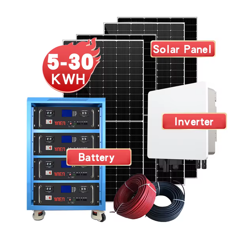 Home Solar System Factory - Hybrid Battery Storage