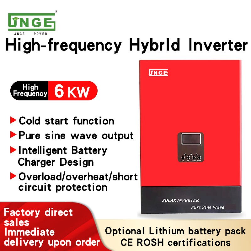 Hybrid Inverter Factory - 48V 6.2KW Wall Mounted Home