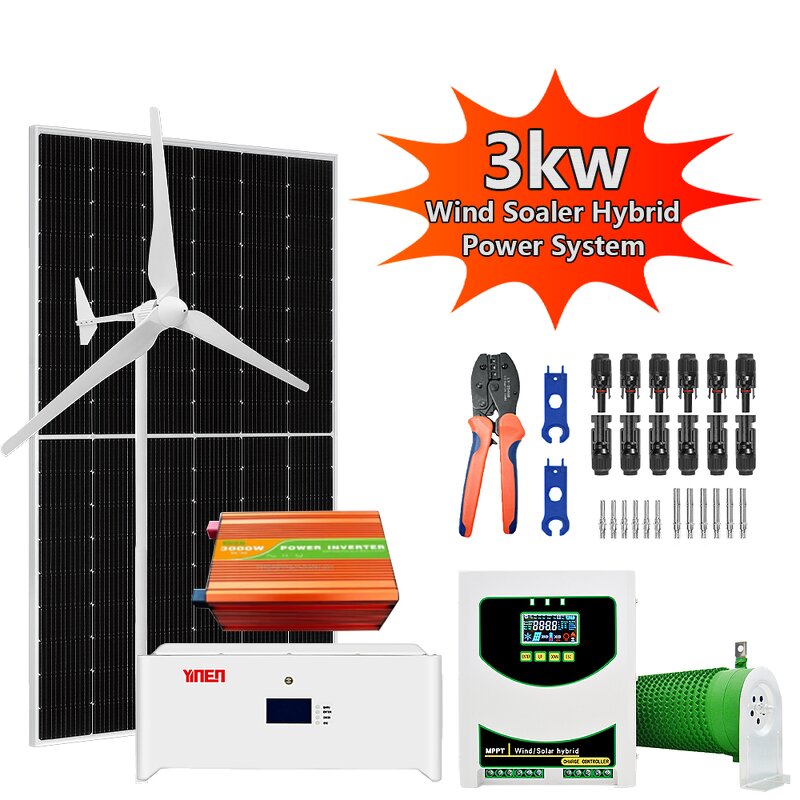 Hybrid Power System Factory - 3KW Off Grid Direct Sale