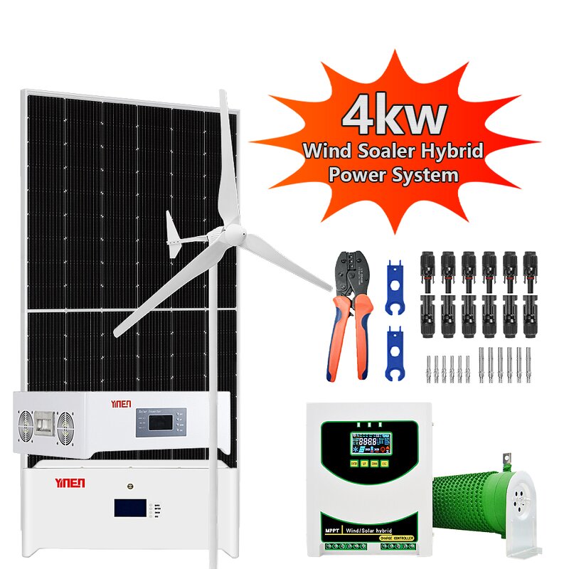 Wind Solar System Factory - 5KW Off Grid for Home
