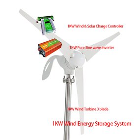 Wind Energy System Factory - 1KW Storage Complete