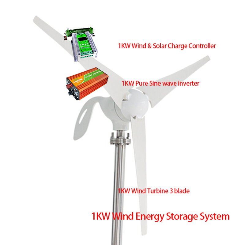 Wind Energy System Factory - 1KW Storage Complete