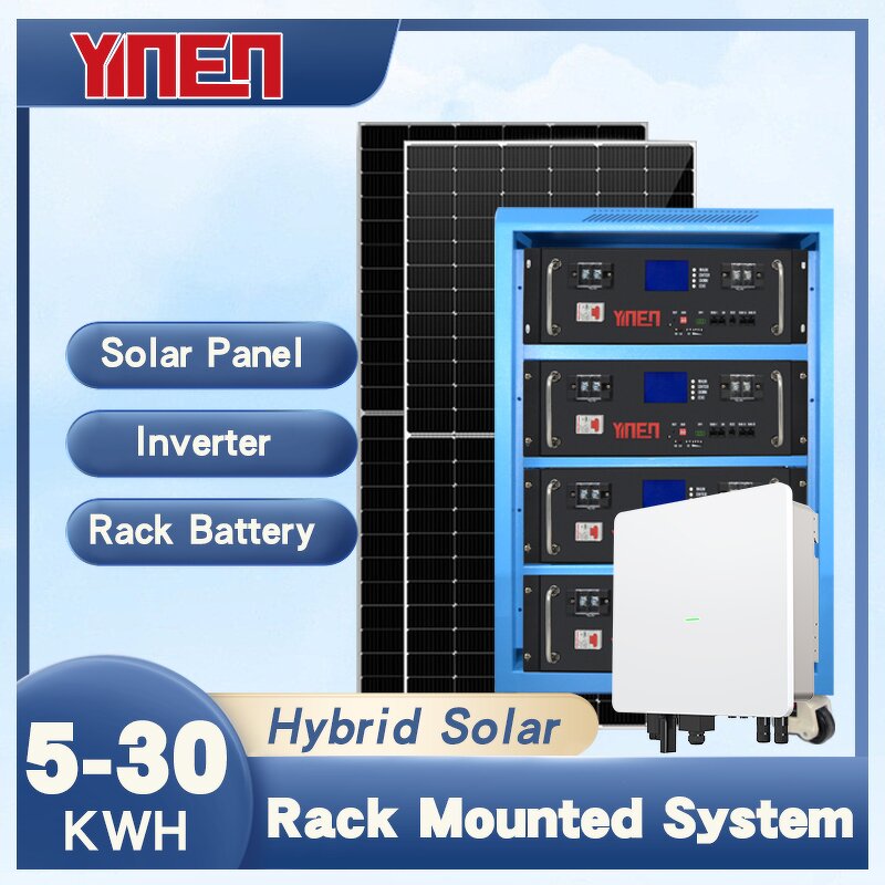 Home Solar System Factory - Hybrid Battery Storage