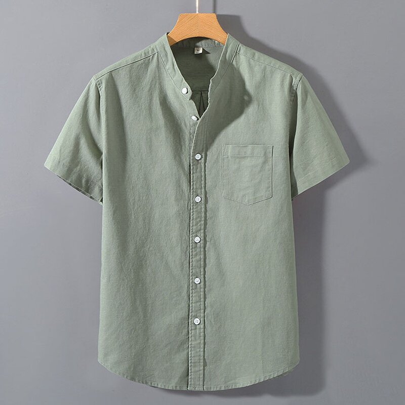 Men Shirt Factory - Chinese Style Linen Loose