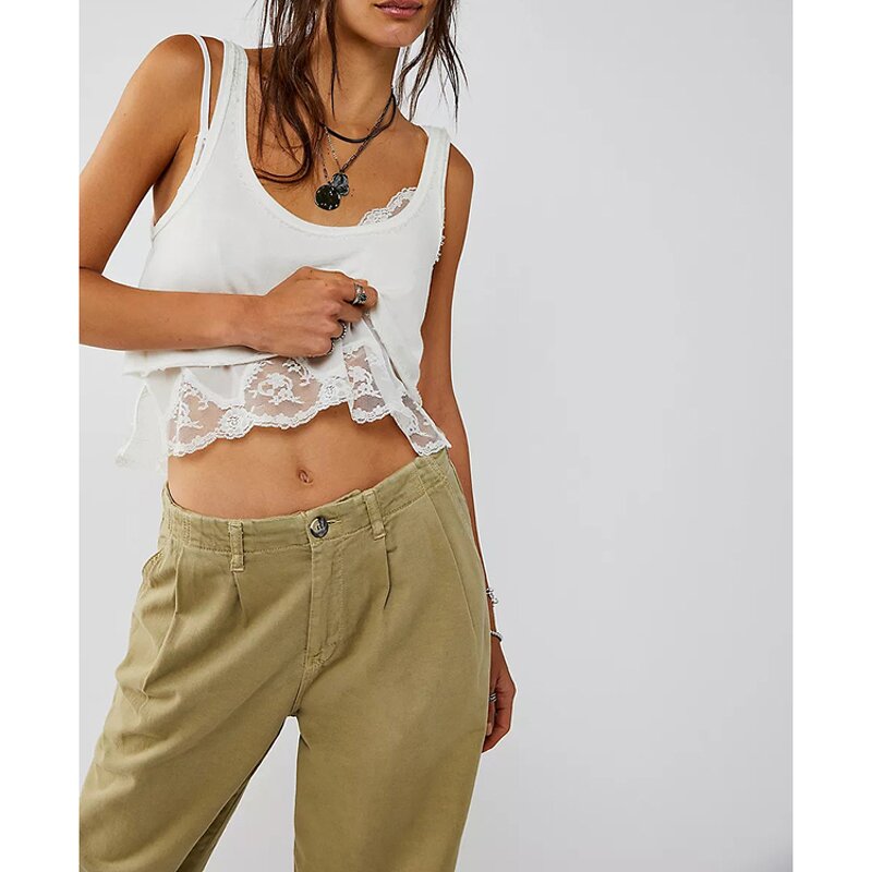 Cami Top Factory - Pure Cotton Loose Cropped