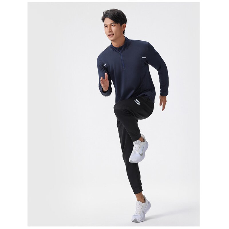 Polo Shirt Factory - Half Zipper Long Sleeve Quick