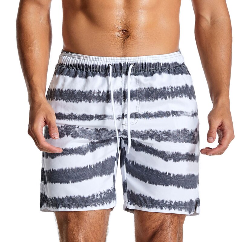 Beach Shorts Factory - New Quick Dry Striped Print