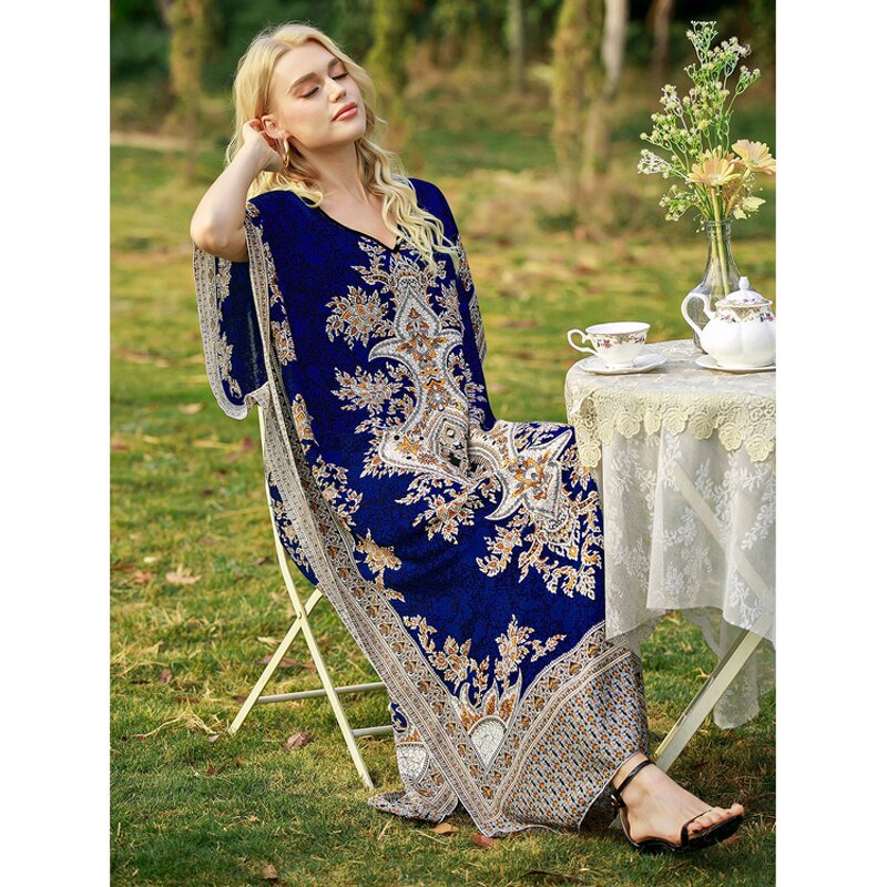 Kaftan Dress Factory - Plus Size Floral Beach