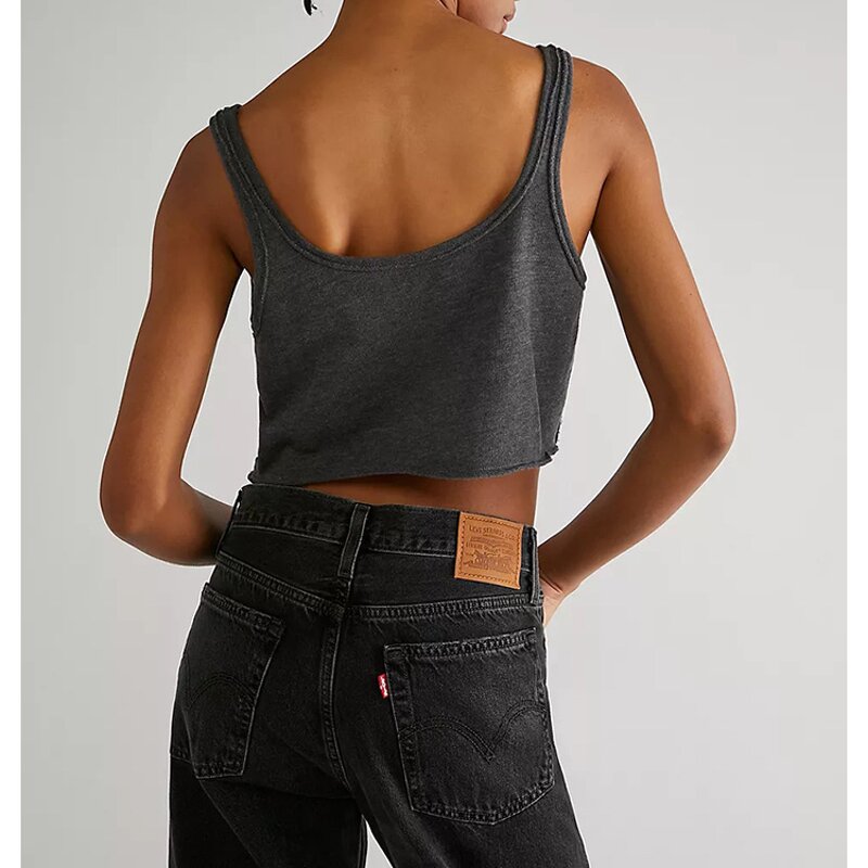 Cami Top Factory - Pure Cotton Loose Cropped