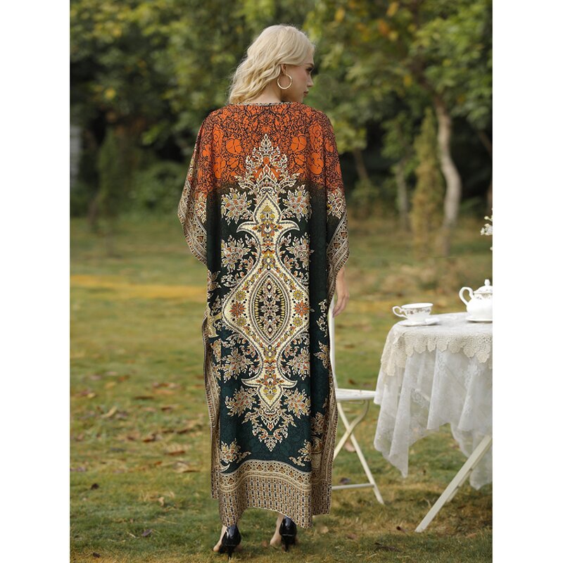 Kaftan Dress Factory - Plus Size Floral Beach