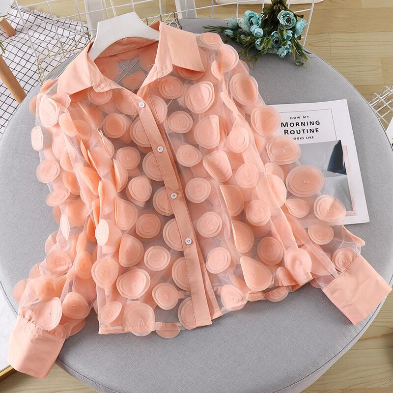 Blouse Factory - French 3D Floral Chiffon