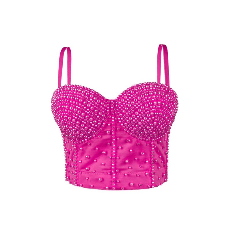 Corset Top Factory - 2025 Pearl Decorated Padded