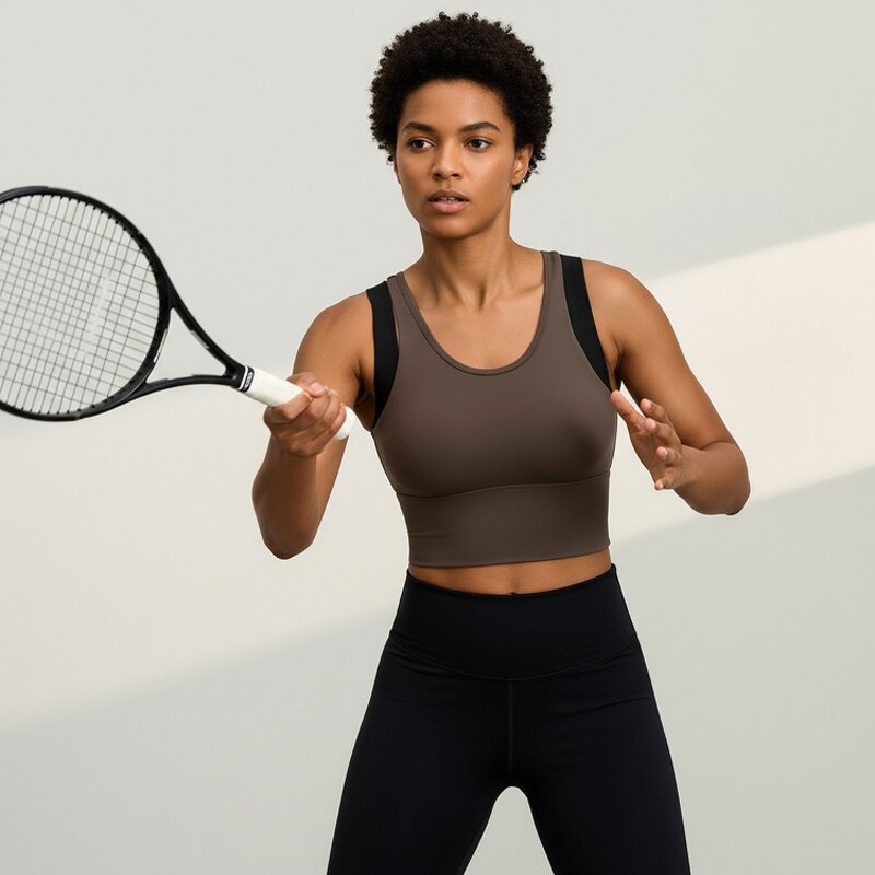 Sports Bra Factory - Plus Size Contrast Straps