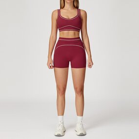 Yoga Set Factory - Nude Feel Brushed Bra Pant Set