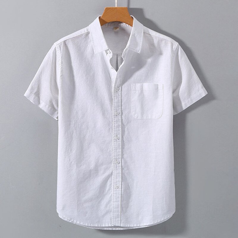 Men Shirt Factory - Japanese Style Linen Short