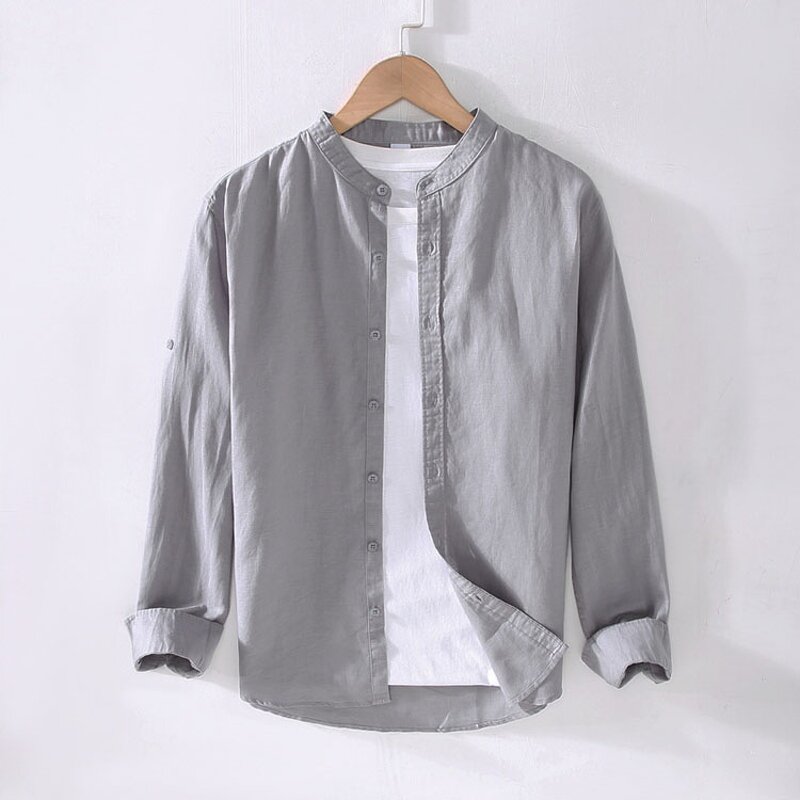 Men Shirt Factory - 2024 Simple Cotton Linen