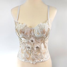 Bustier Top Factory - Slimming Beaded Embroidery