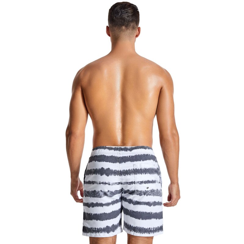 Beach Shorts Factory - New Quick Dry Striped Print