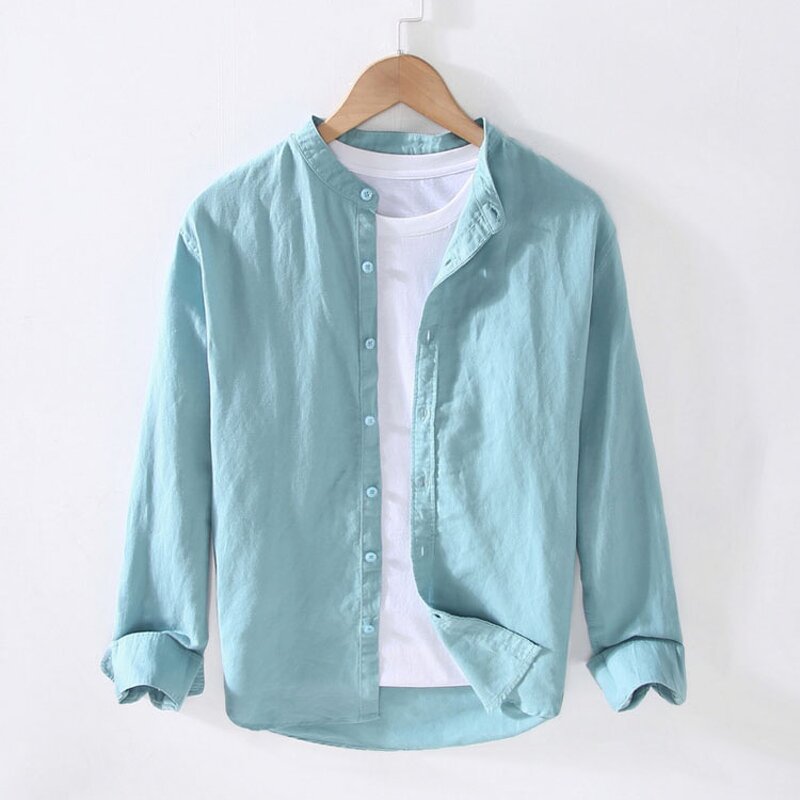 Men Shirt Factory - 2024 Simple Cotton Linen