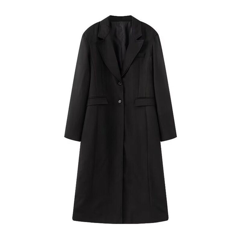 Trench Coat Factory - Elegant Slim-fit Warm Long