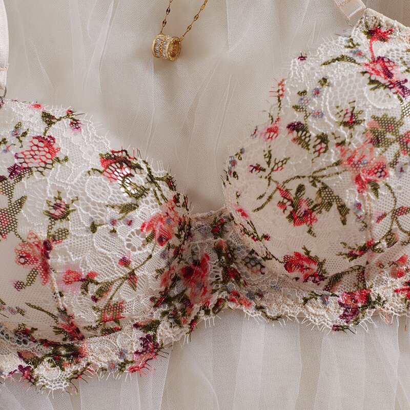Lingerie Set Factory - French Vintage Floral Push up