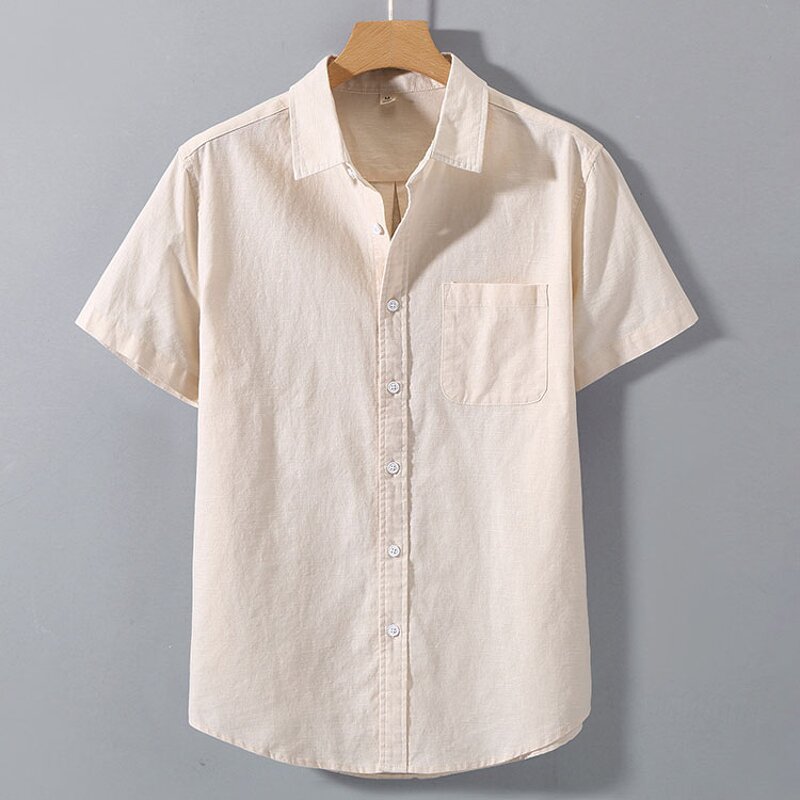 Men Shirt Factory - Japanese Style Linen Short
