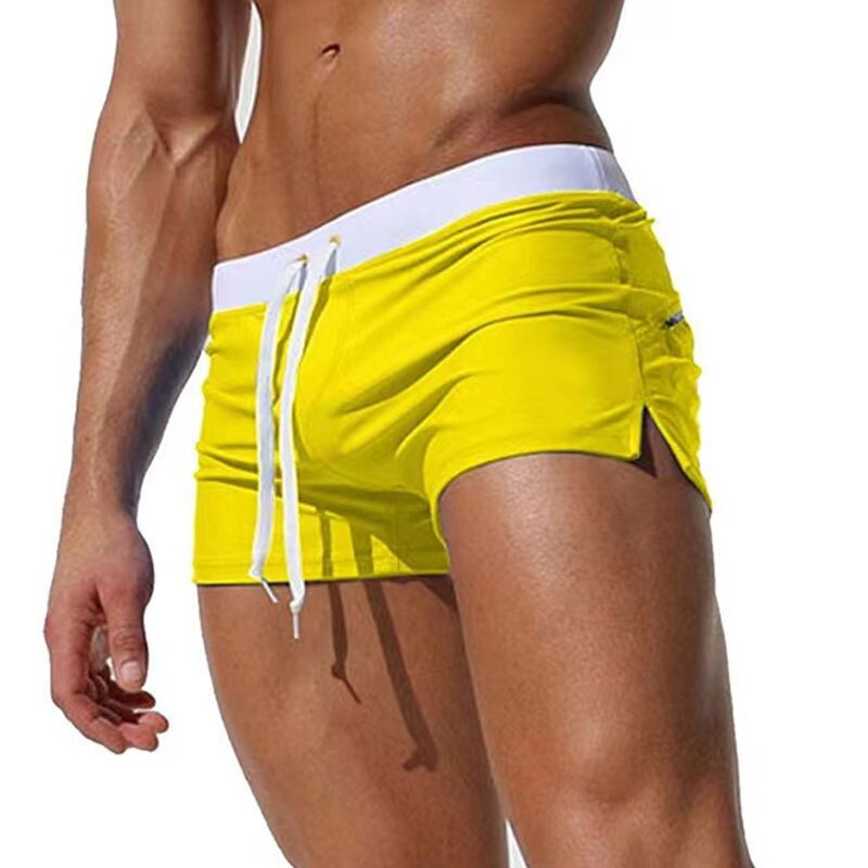 Swim Shorts Factory - Solid Color Tight Quick Dry