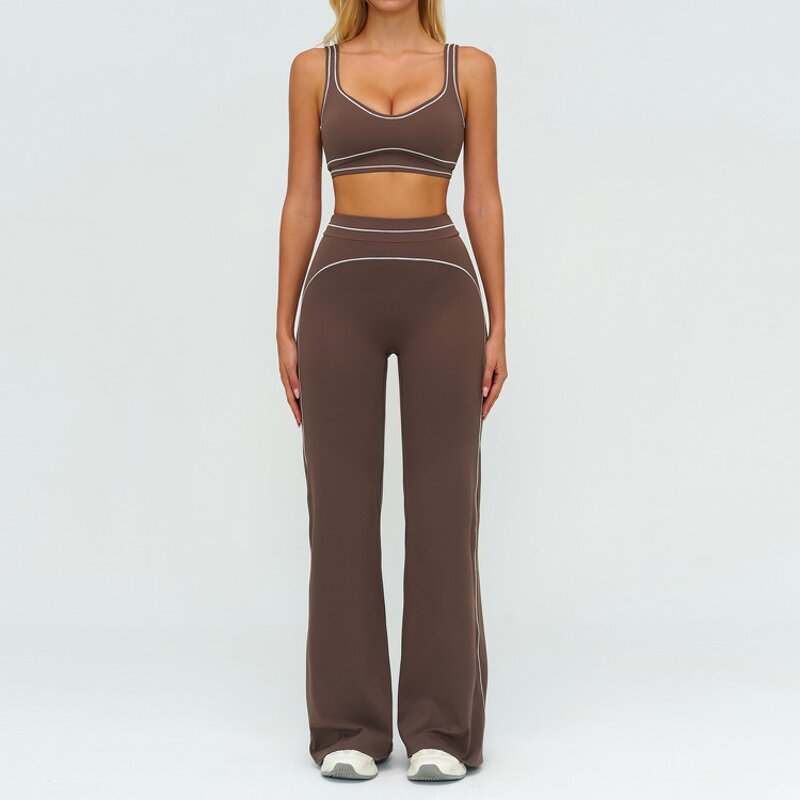 Yoga Set Factory - Nude Feel Brushed Bra Pant Set