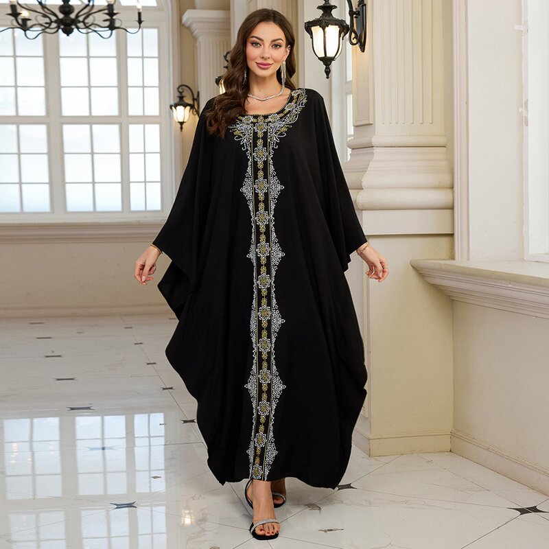 Kimono Robe Factory - Floral Embroidered Rayon