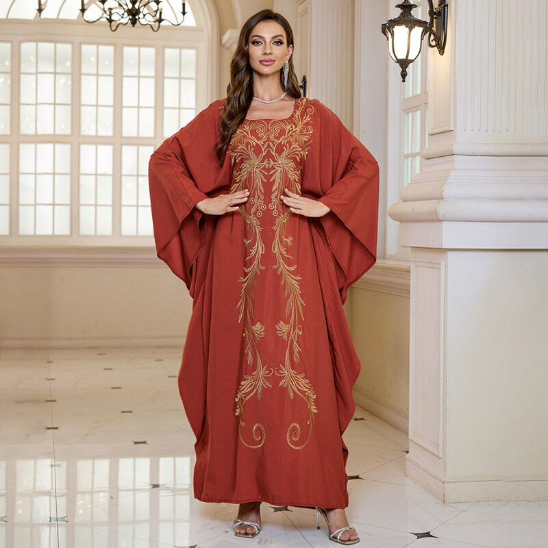 Kimono Robe Factory - Floral Embroidered Rayon