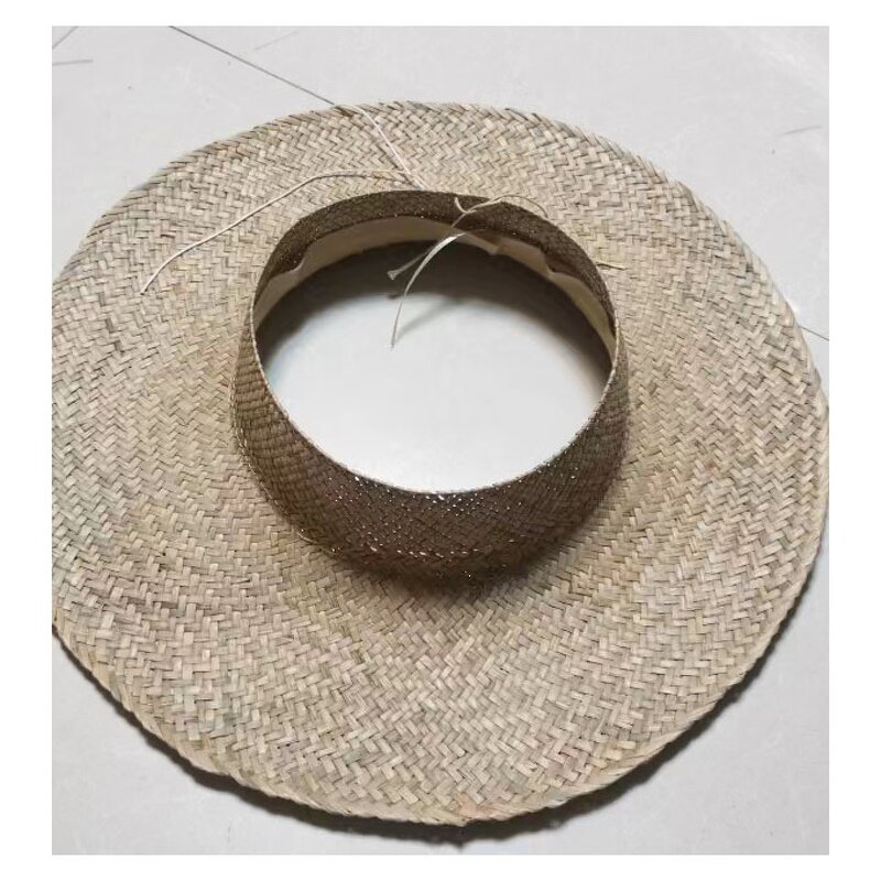 Straw Hat Factory - 2024 New Crown Natural Bulrush