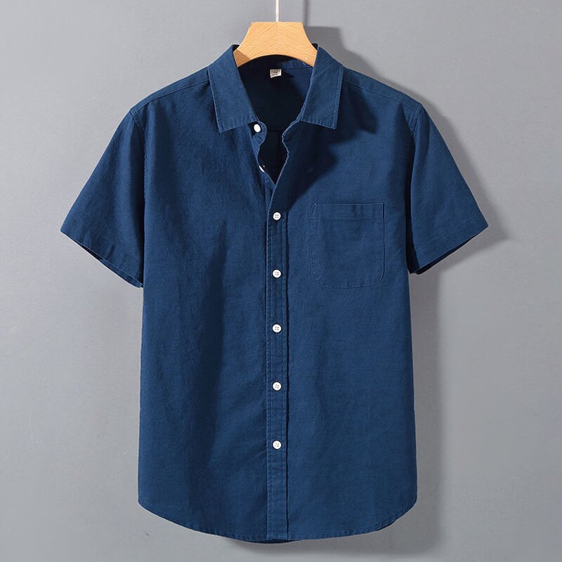 Men Shirt Factory - Japanese Style Linen Short