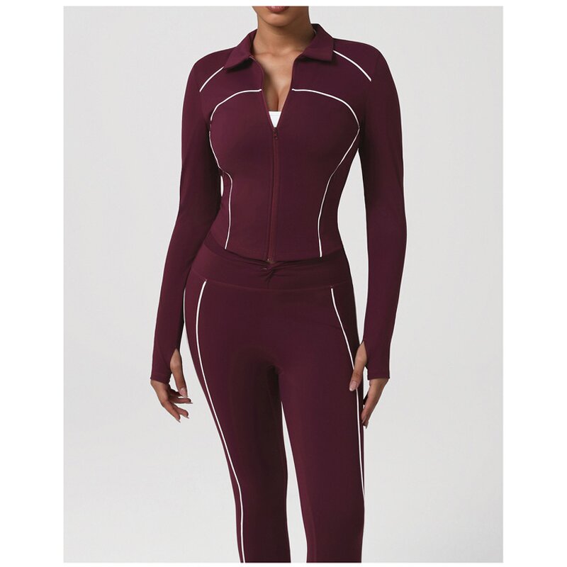 Yoga Set Factory - 2026 Fashion White Binding Nude