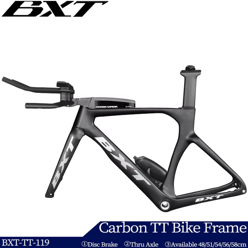 TT Frameset Manufacturer - OEM Carbon Road Time Trial with TT Handlebar Case