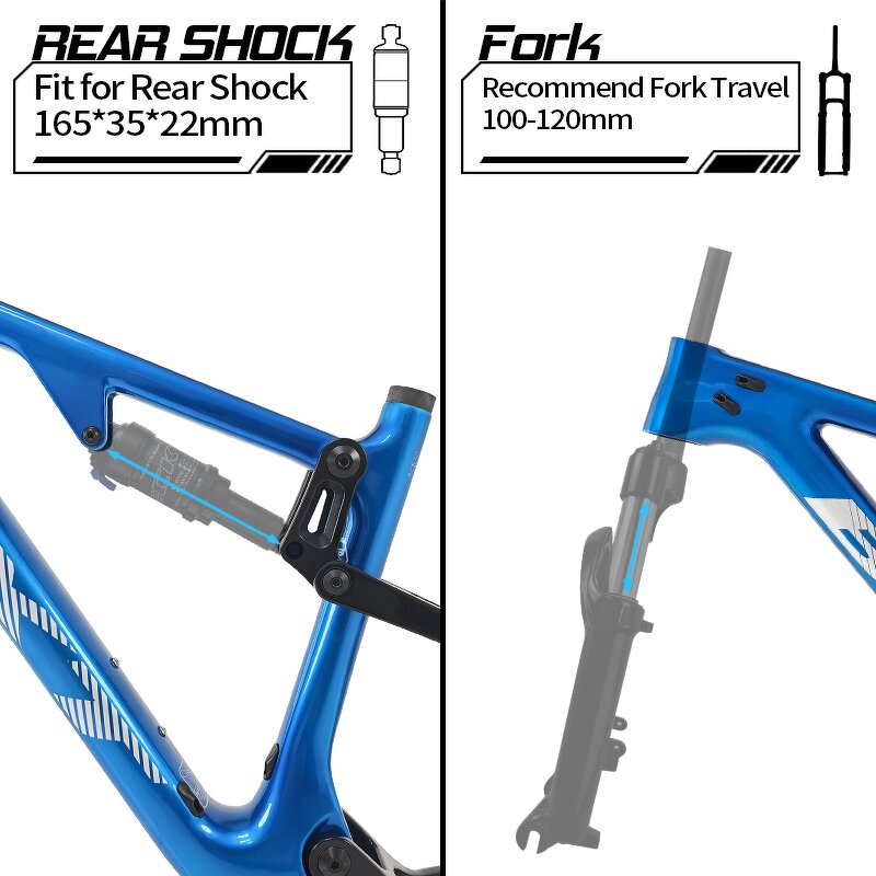 Full Suspension MTB Frame Manufacturer - OEM 29er Boost 148mm Dual Suspension