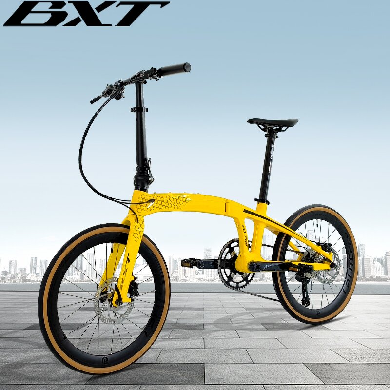 Folding Bike Manufacturer - OEM 20 Inch Carbon 9 Speed Disc Brake Commuter