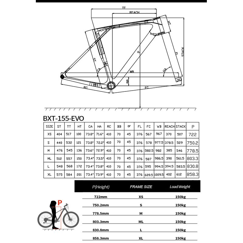 Road Bike Frame Manufacturer - OEM EVO-155 Carbon Disc T47 Di2 Internal Routing