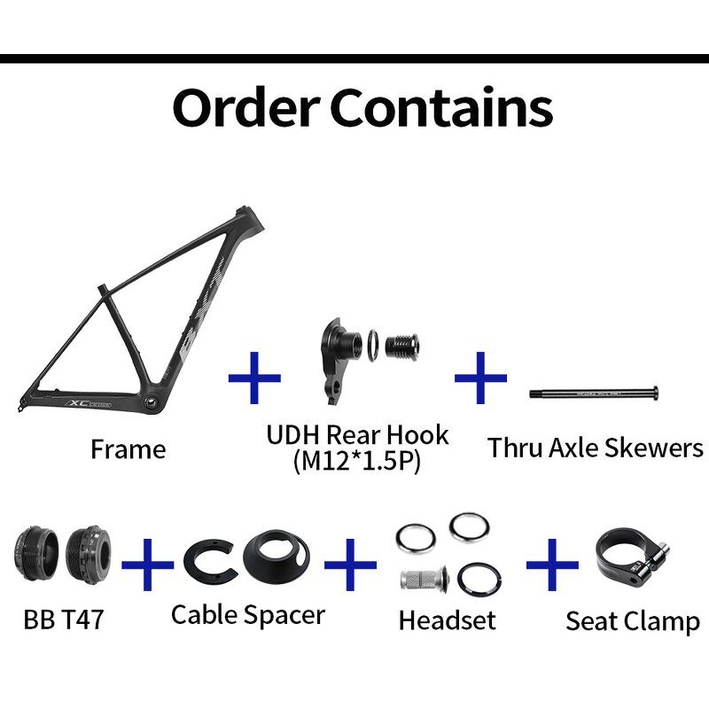 MTB Frame Manufacturer - OEM MTB-066 29er T1000 Carbon UDH Disc Brake Boost