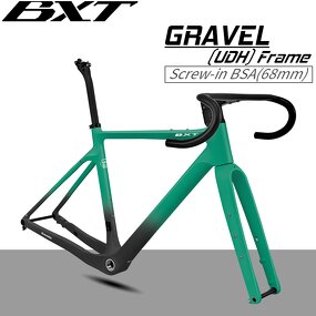 Gravel Frame Manufacturer - OEM T1000 Carbon Full Internal Cable Routing UDH