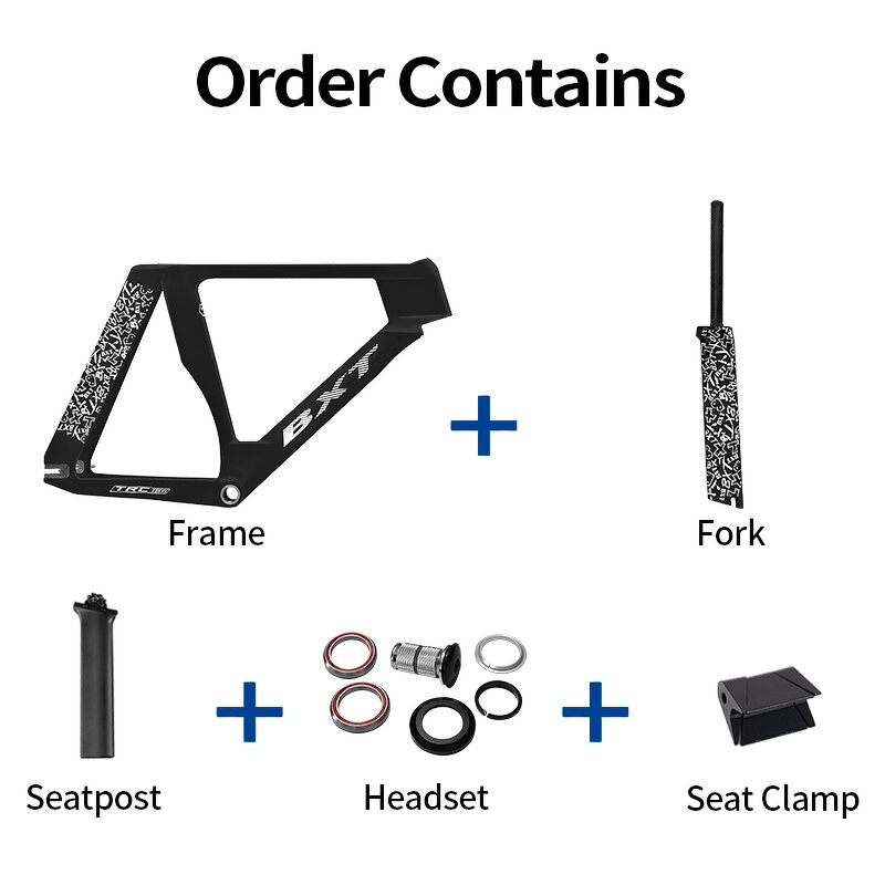 Track Bike Frame Manufacturer - OEM 700C Fixed Gear TRC-195 Carbon Track Frame